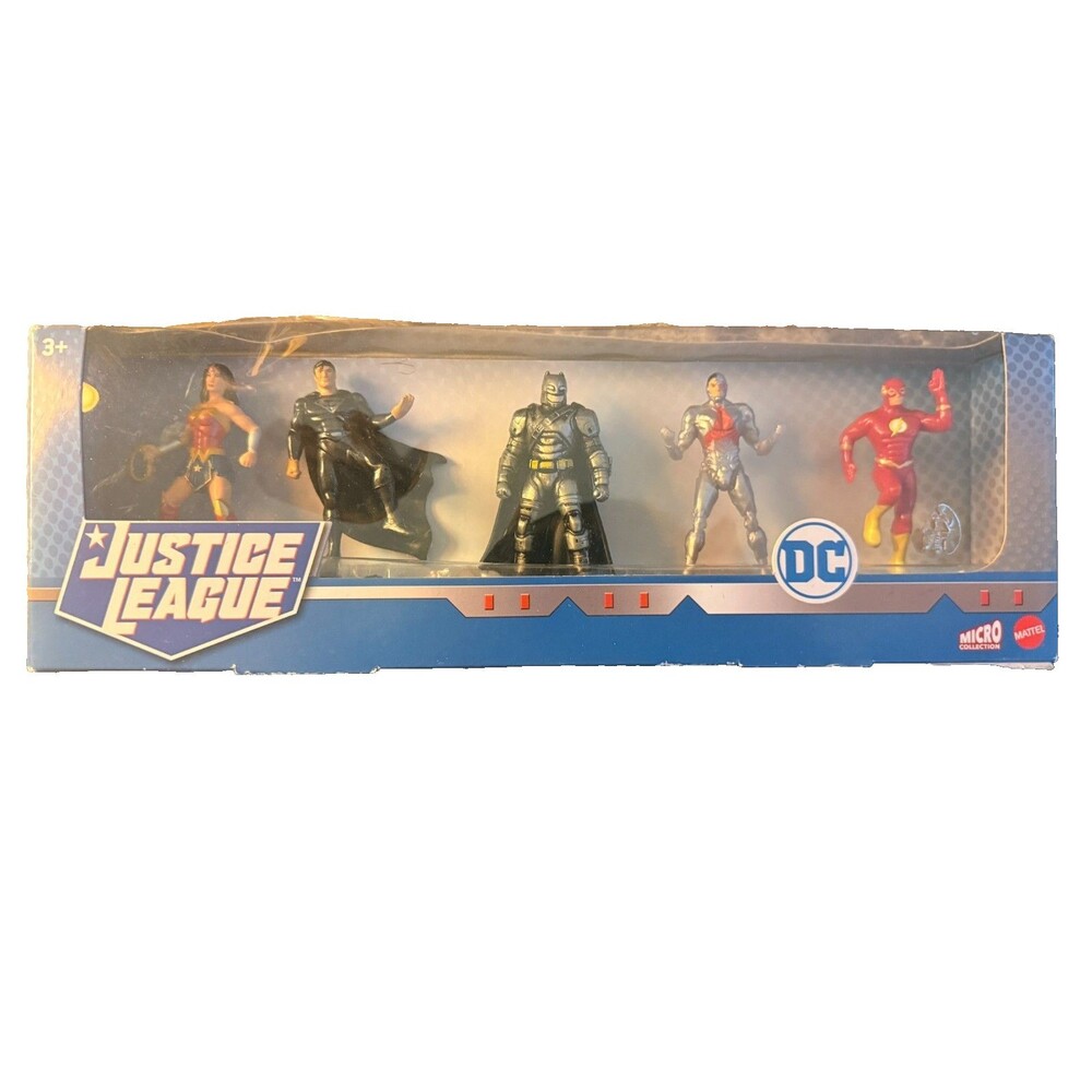 DC Justice League Micro Collection 5 figure set Mattel